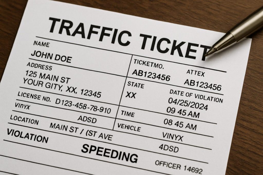 Traffic ticket, DUI, speeding tickets, attorney